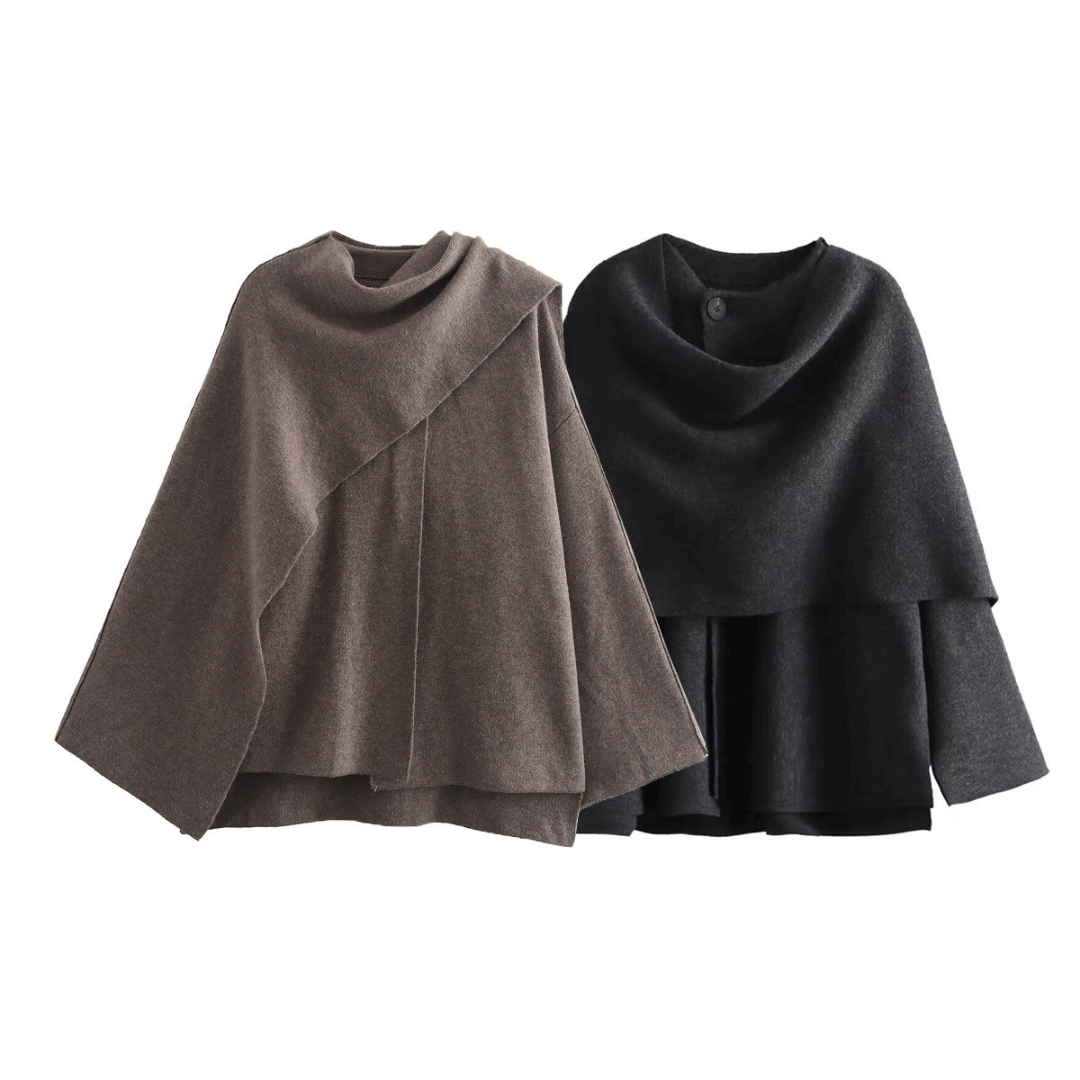 Levke | Damen Viral Cape Mantel