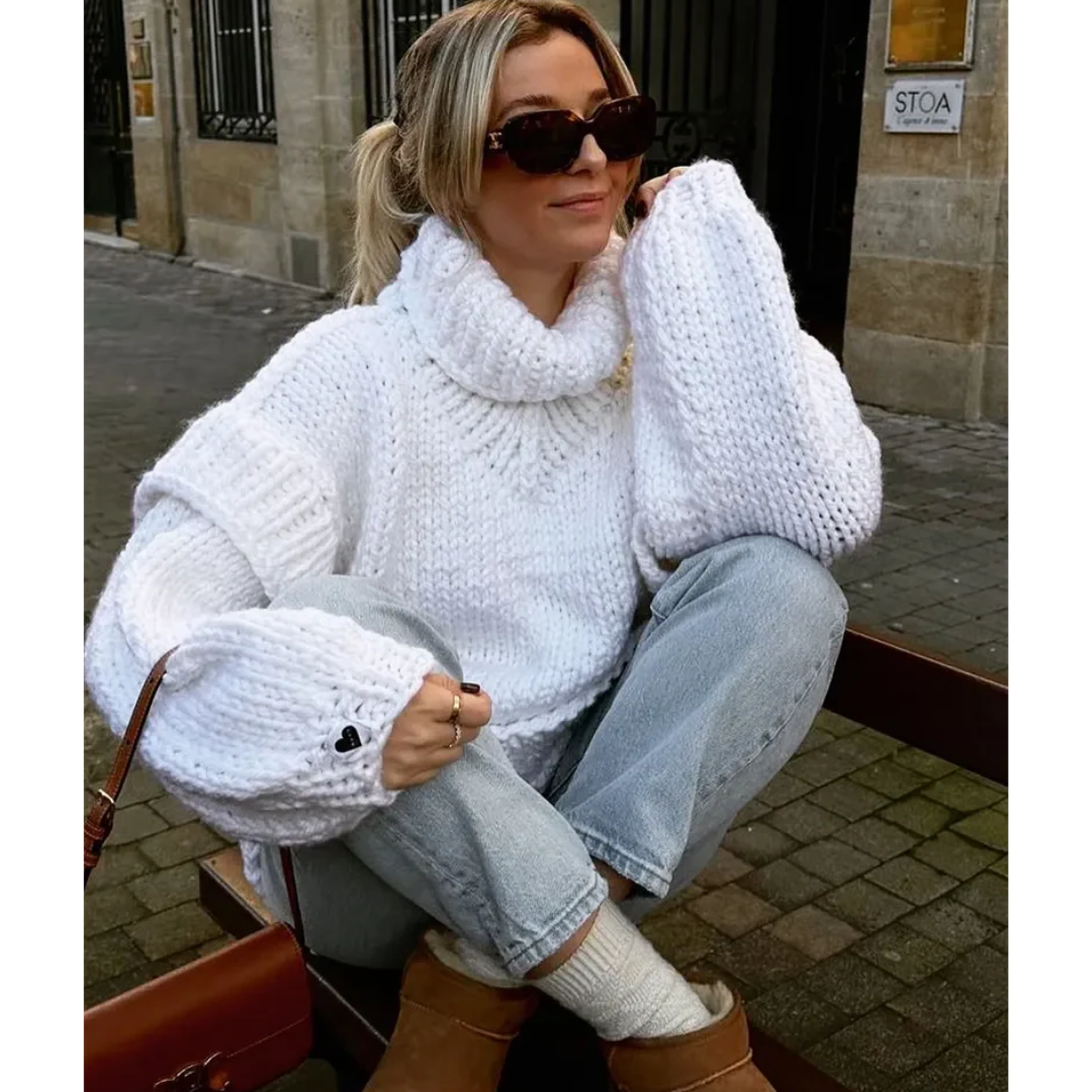 Kalina | Übergroßer Strickpullover für Frauen