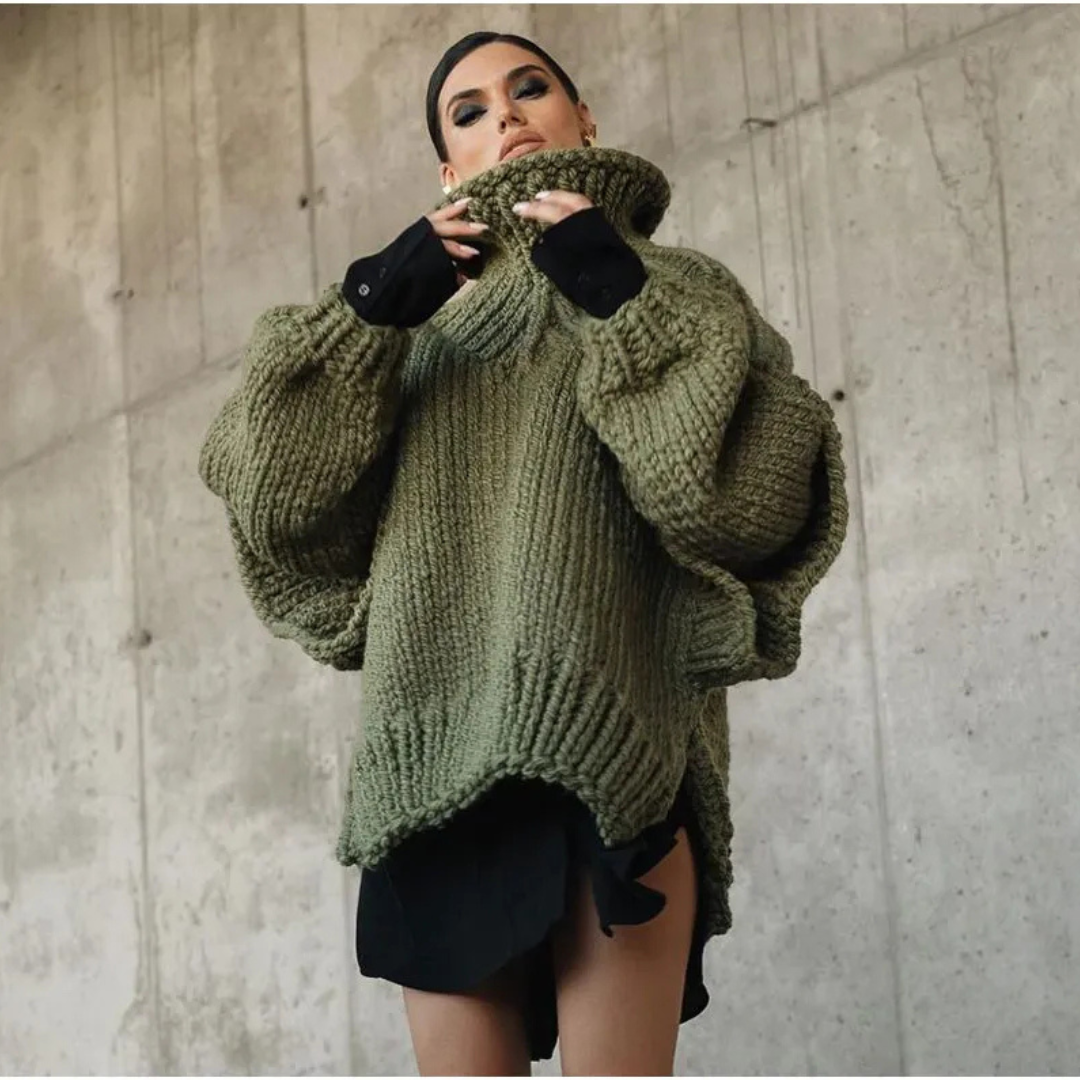 Kalina | Übergroßer Strickpullover für Frauen