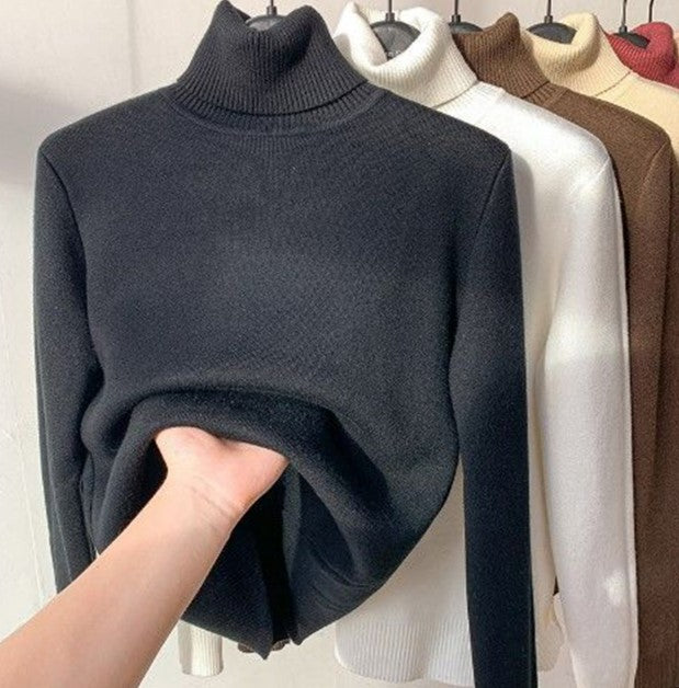 Kira | Damen Komfortpullover mit Rollkragen