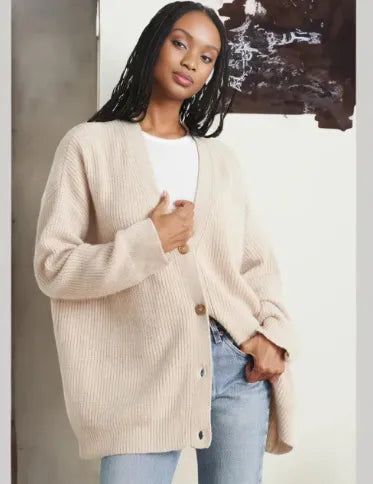 Nena | Strickjacke aus Kaschmir mit V-Ausschnitt Für Damen