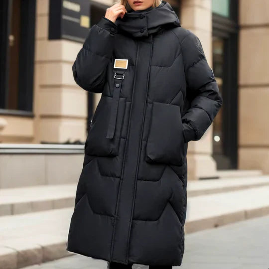 Noor | Lange Damen Winter Pufferjacke