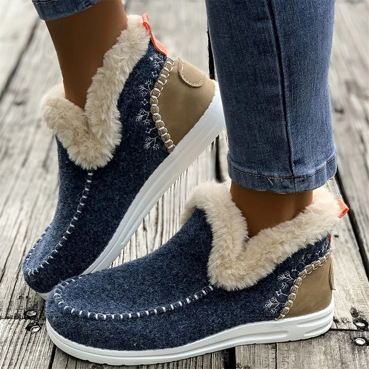 Lola | Wärmende frauen schuhe mit Plüsch