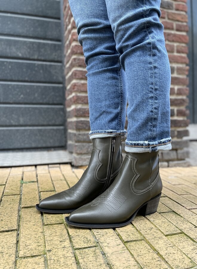 Leder-Westernstiefel