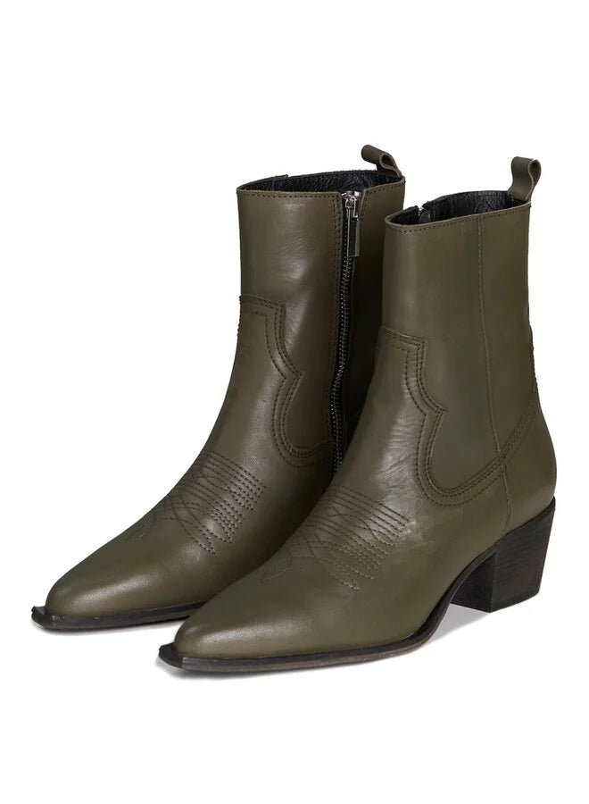 Leder-Westernstiefel