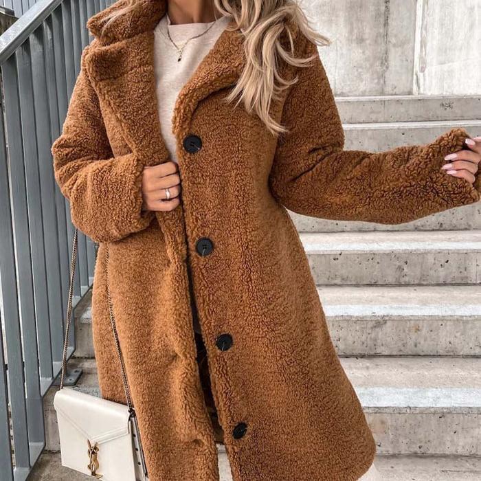 Leotina | Stylische Teddyfleecejacke für Damen